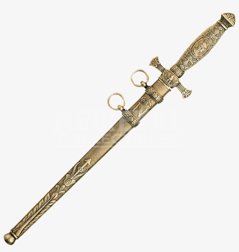 1809 Napoleon Dagger - Sword, transparent png #2317882