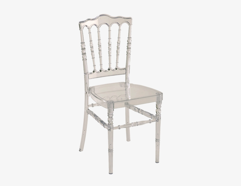 Crystal Napoleon Iii Chair - Chaise Napoléon Iii Cristal Avec Coussin Blanc, transparent png #2318188