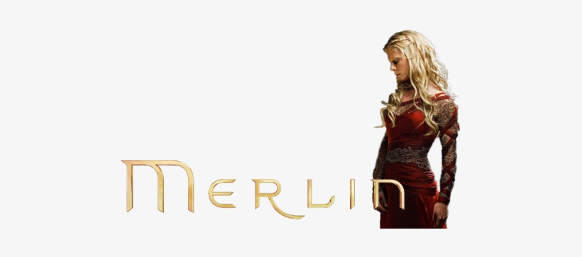Merlin Tv Show Image With Logo And Character - "merlin" (2008), transparent png #2318392