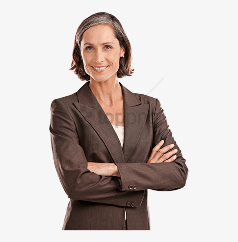 Older Business Woman - Transparent Business Woman Png, transparent png #2318530