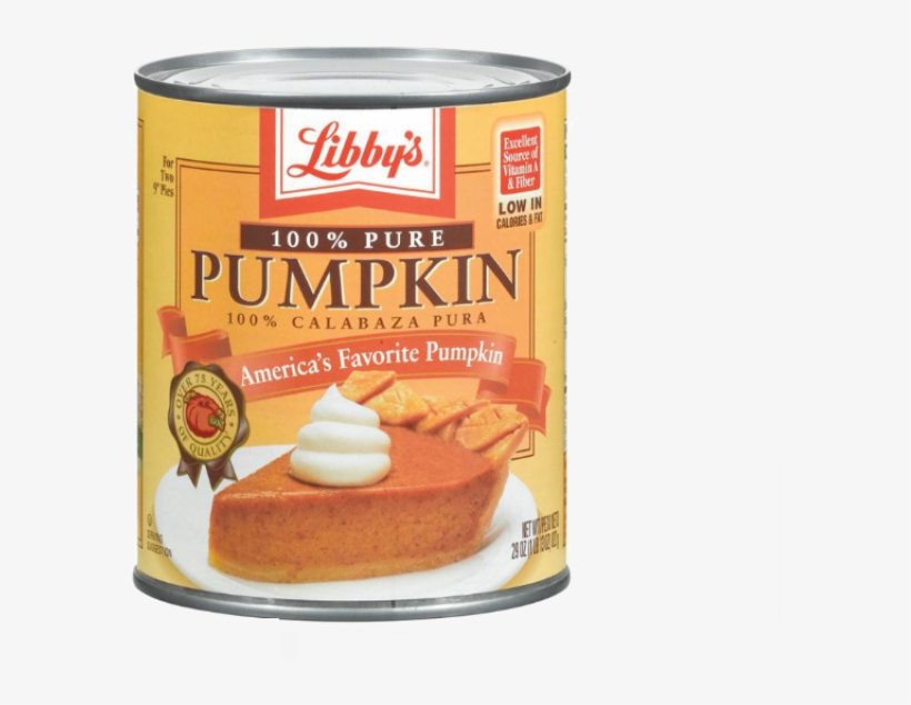 Libby's Pumpkin Pie Filling 822g - Libby's 100% Pure Pumpkin 29 Oz. Can, transparent png #2318634