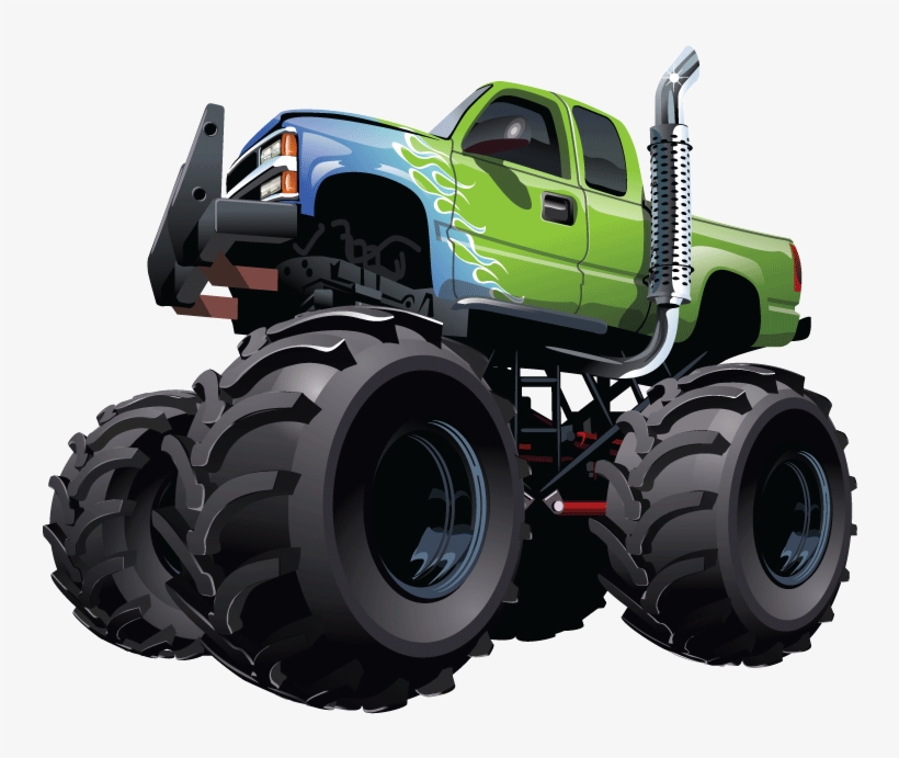 Monster Truck Png - Quadro Decorativo - Caminhão Monstro - 046qdim, transparent png #2318874