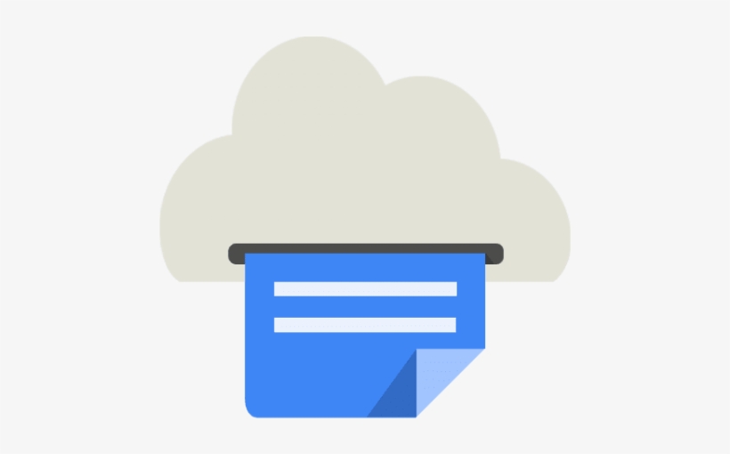 Free Png Cloud Print Icon Android Kitkat Png Images - Google Cloud Print, transparent png #2319182
