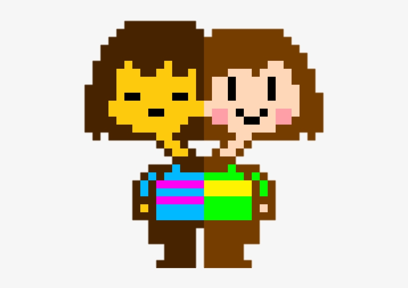 Chara & Frisk - Freaktale Frisk And Chara, transparent png #2319184