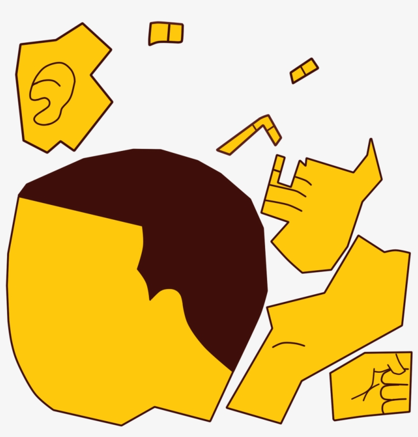Frisk Male Costume - Frisk Face Transparent, transparent png #2319272