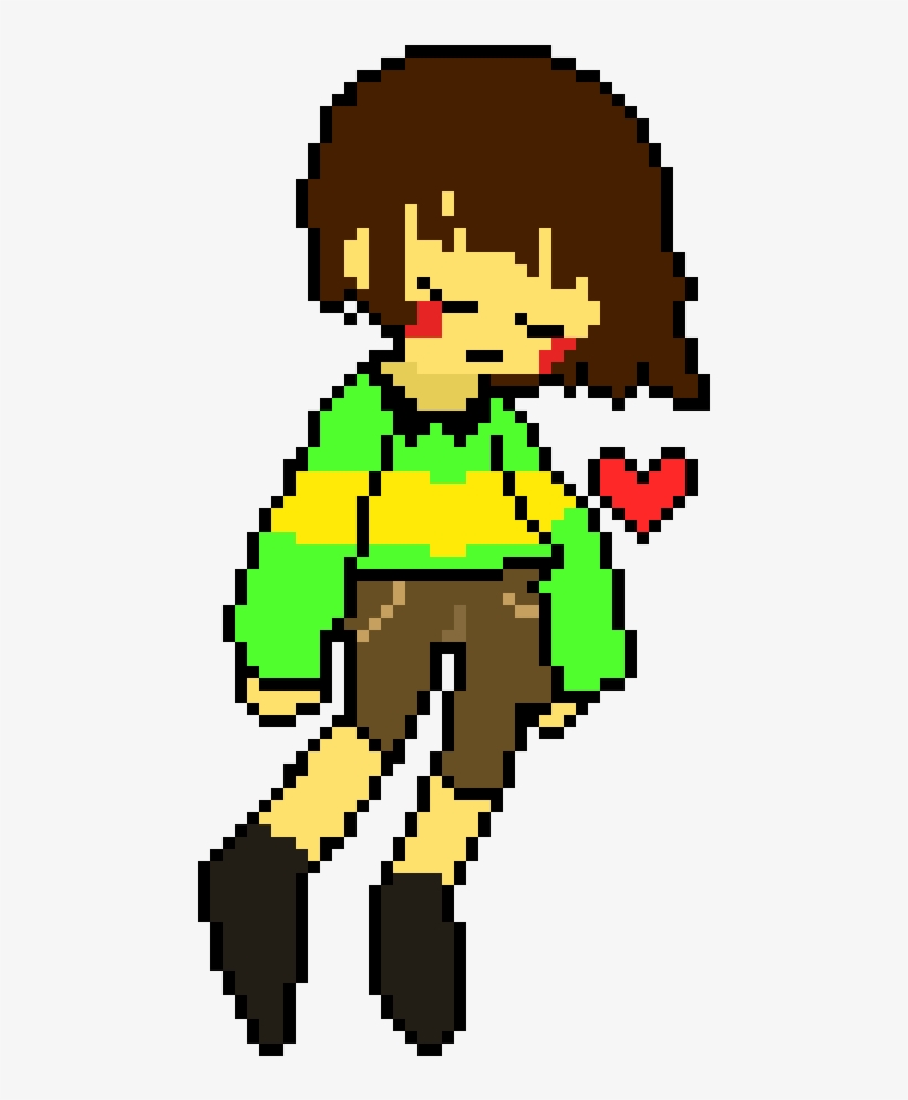 Frisk And Chara By A - Drawing, transparent png #2319367