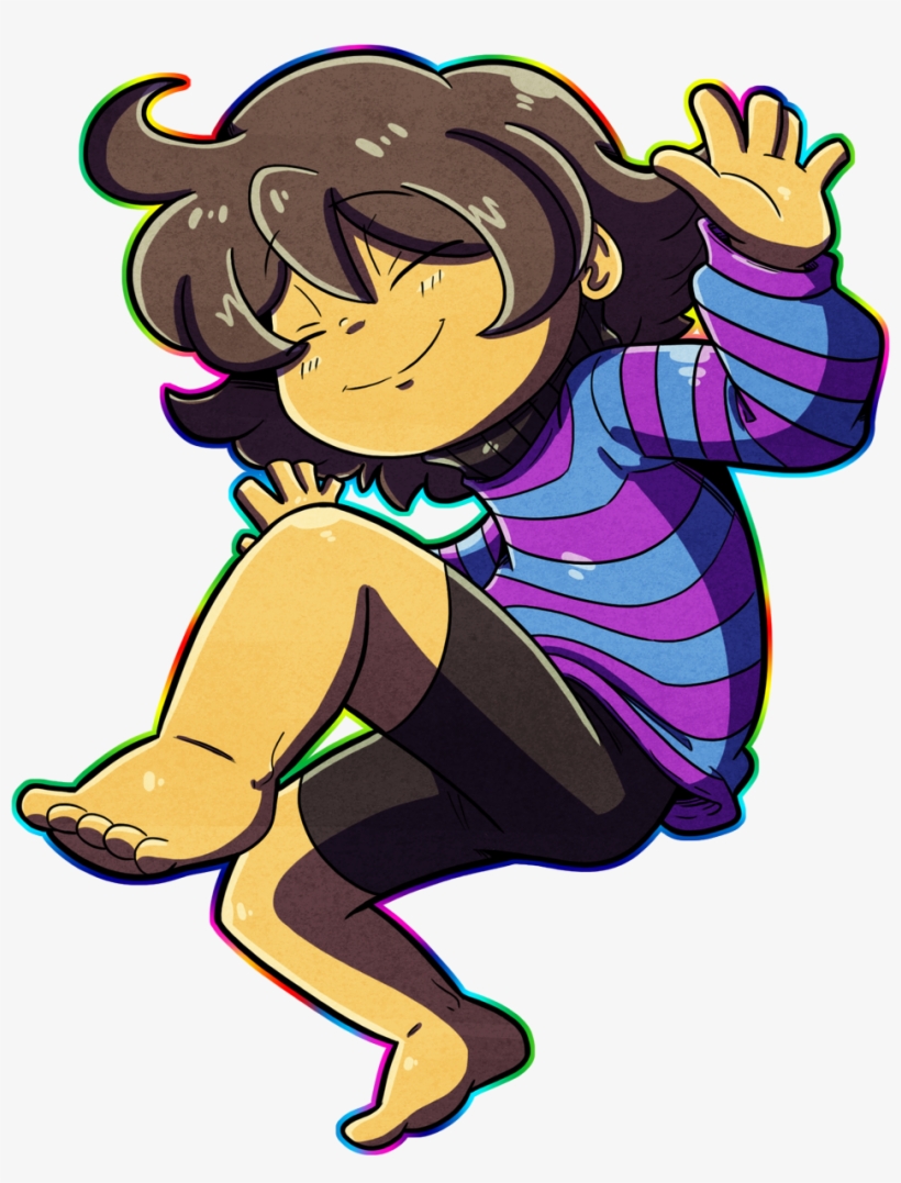 A Picture Of @emi Ane 's Frisk From Her Undertale Blog - Cartoon, transparent png #2319538