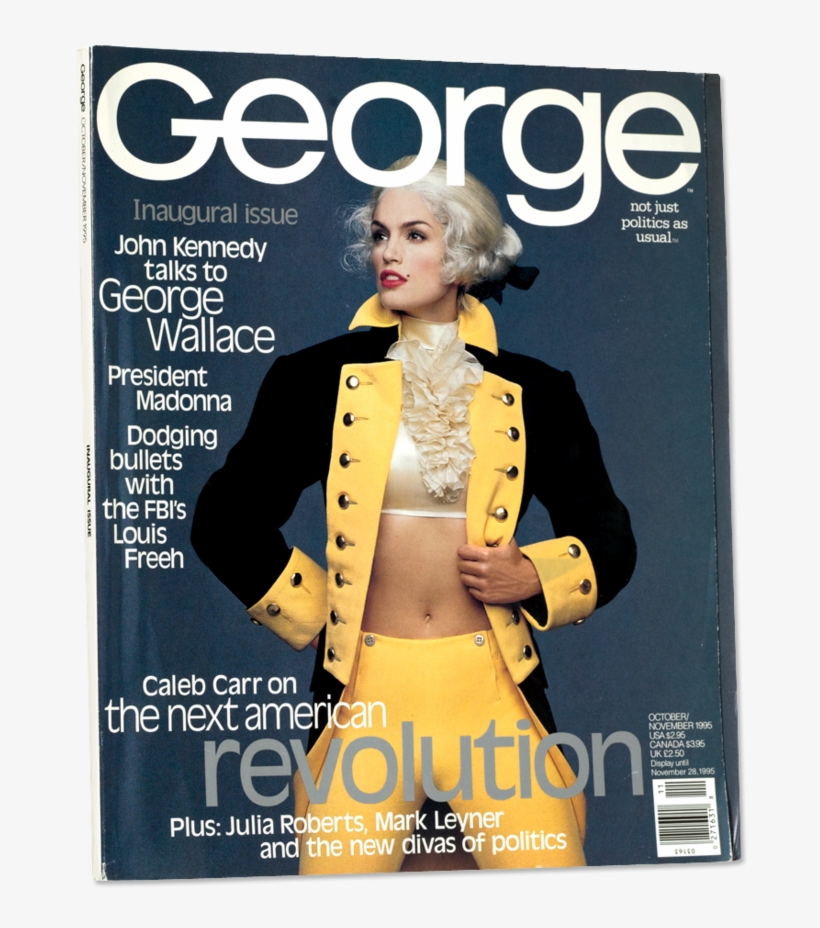 The Most Bizarre Covers Of **john F - George Magazine Cindy Crawford, transparent png #2319655