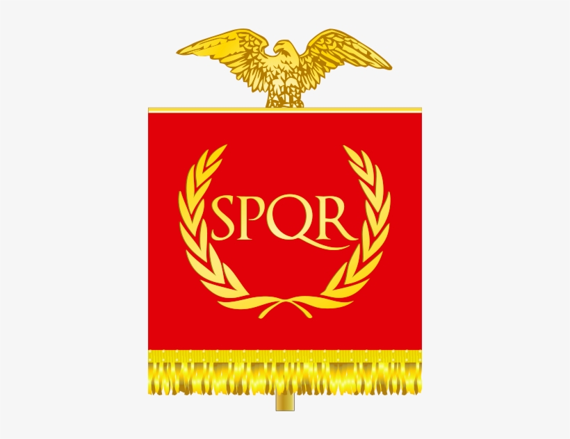 394px-vexilloid Of The Roman Empire - Vexilloid Of The Roman Empire, transparent png #2319937