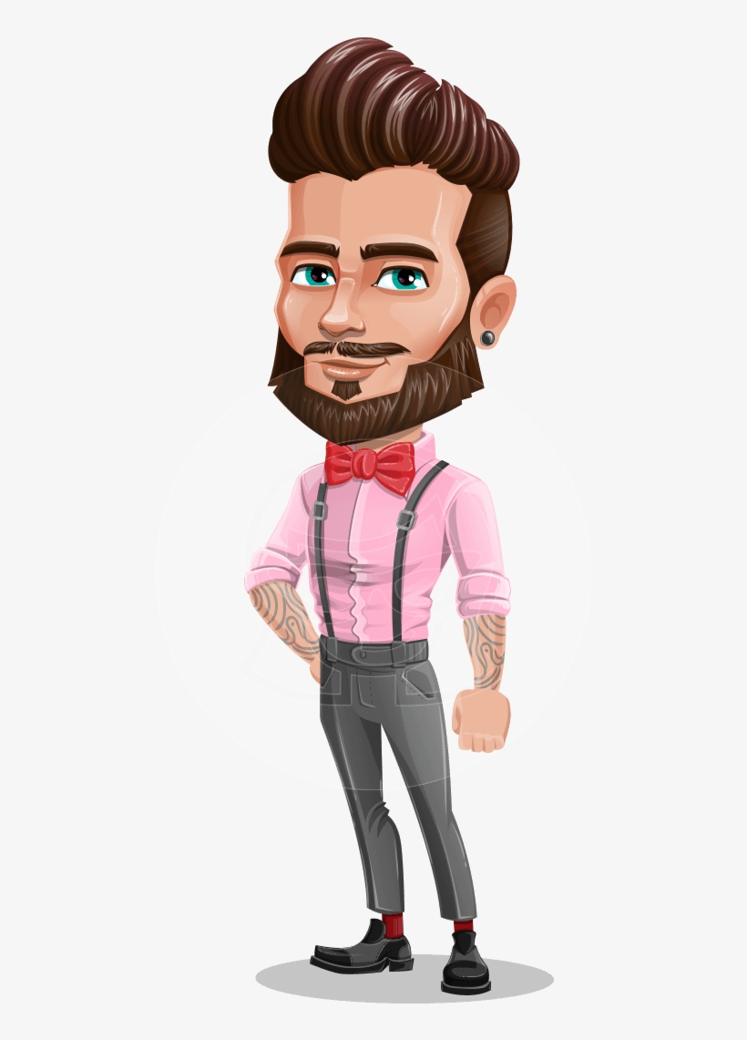 Jax Bowtie The Trendy - Cartoon Man, transparent png #2320020