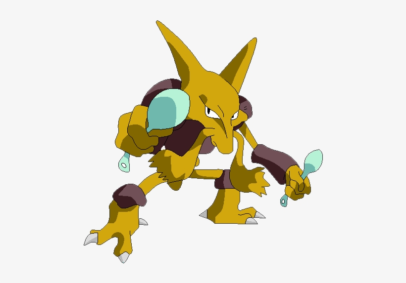 As She Sends Out Her Vileplume, Kadabra Begins To Glow - Alakazam Pokemon Png, transparent png #2320302