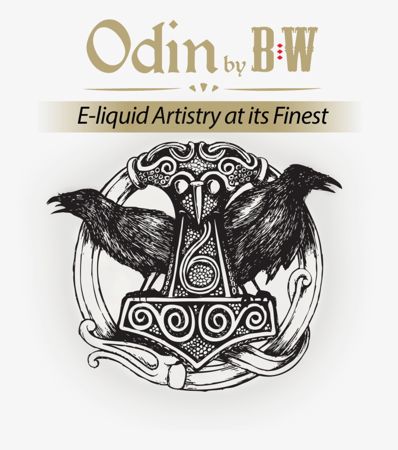 Odin By Bw - Thor's Hammer Raven Tattoo, transparent png #2320325