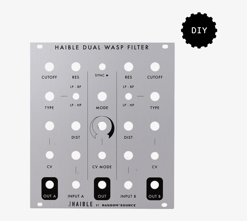Haible Dual Wasp Filter Partial Diy Kit - Doepfer A-124 Wasp Filter, transparent png #2320483