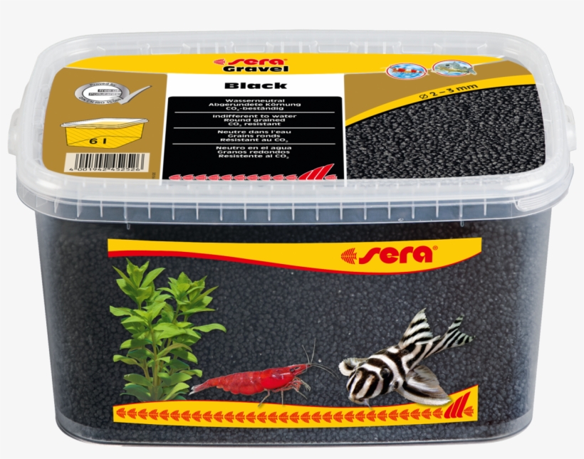 4001942452526 45252 Int Sera Gravel Black 6 L - Sera Spirulina Tabs 100 Ml, transparent png #2320506