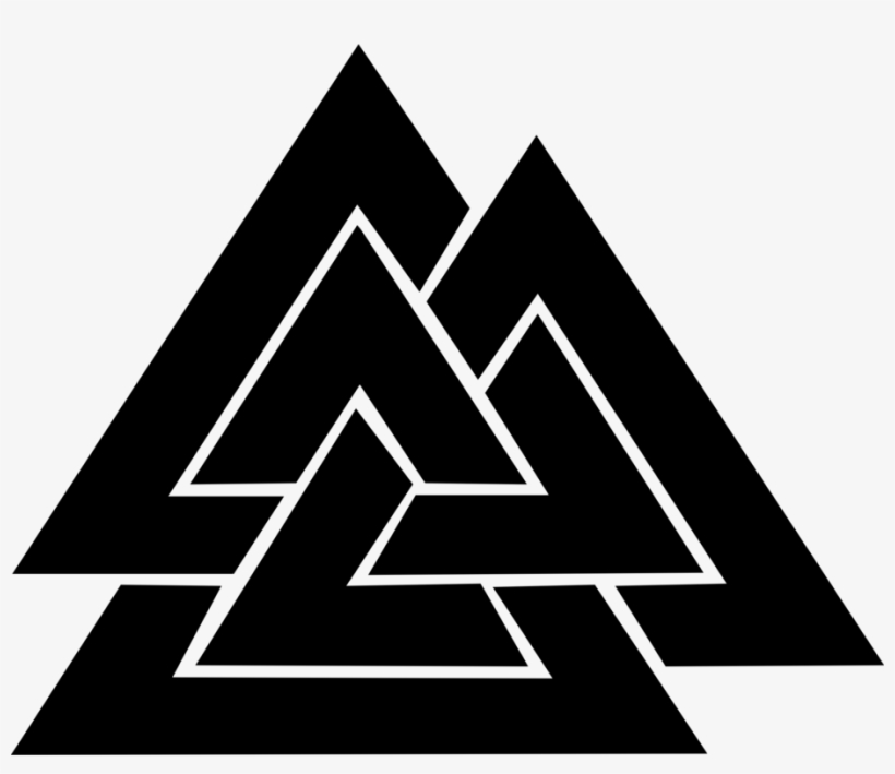 Odin Valknut Runes Symbol Old Norse - Valknut Symbol, transparent png #2320867