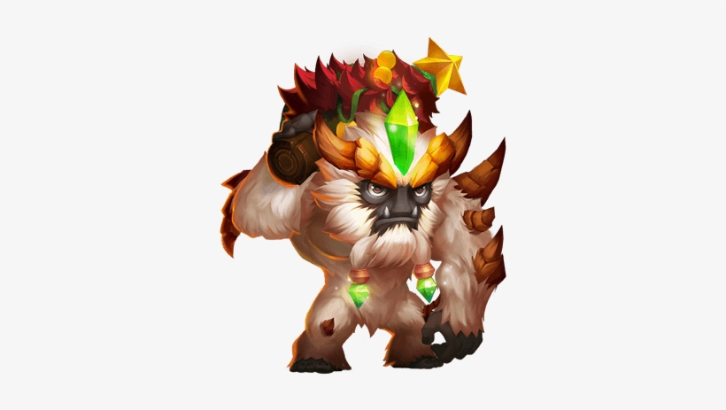Evolved Sasquatch - Castle Clash Heroes Sasquatch, transparent png #2321042