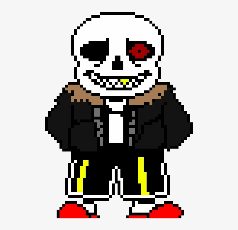 Pixilart - Underfell Sans (Battle) by AmazinG