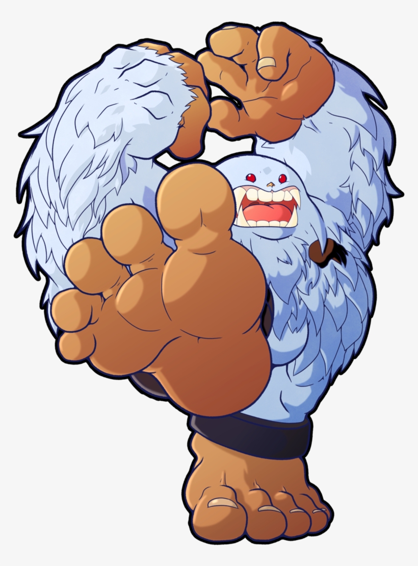 Mighty Sasquatch 2 Gn3 By Catchshiro-d9mxpy7 - Darkstalkers Yeti, transparent png #2321149