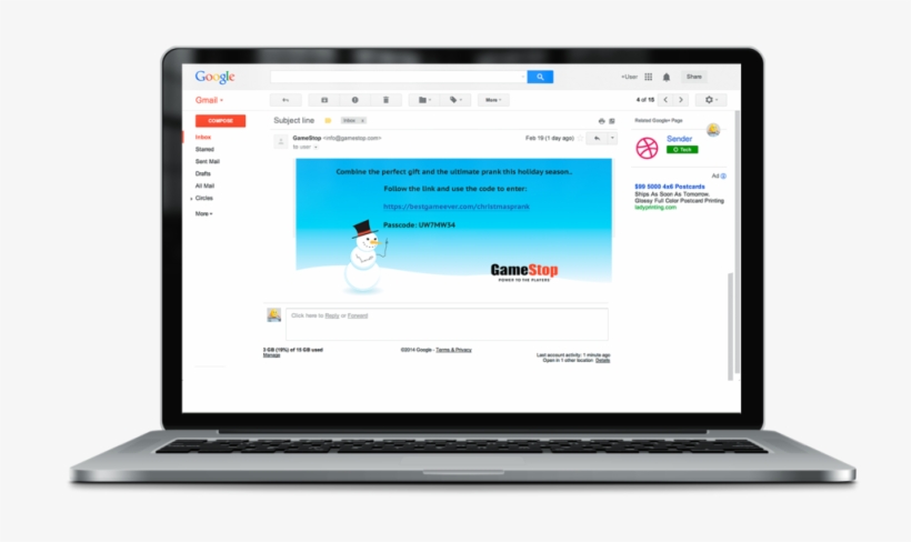 Gamestop Macscreengmail - Amazon Global Selling, transparent png #2321324