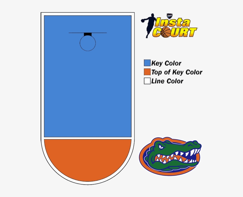 Dyco® Instacourt™ - Florida Gators Short Glass Tumbler Set Of 2, transparent png #2321544