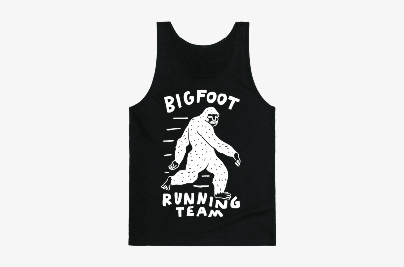 Bigfoot Running Team Tank Top - Gaston's Gym, transparent png #2321608