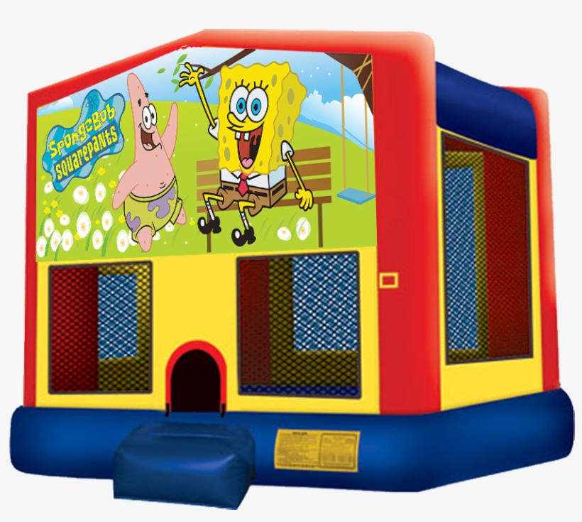 Sponge Bob Bounce House Rentals In Austin Texas From - Pj Mask Bounce House, transparent png #2322374