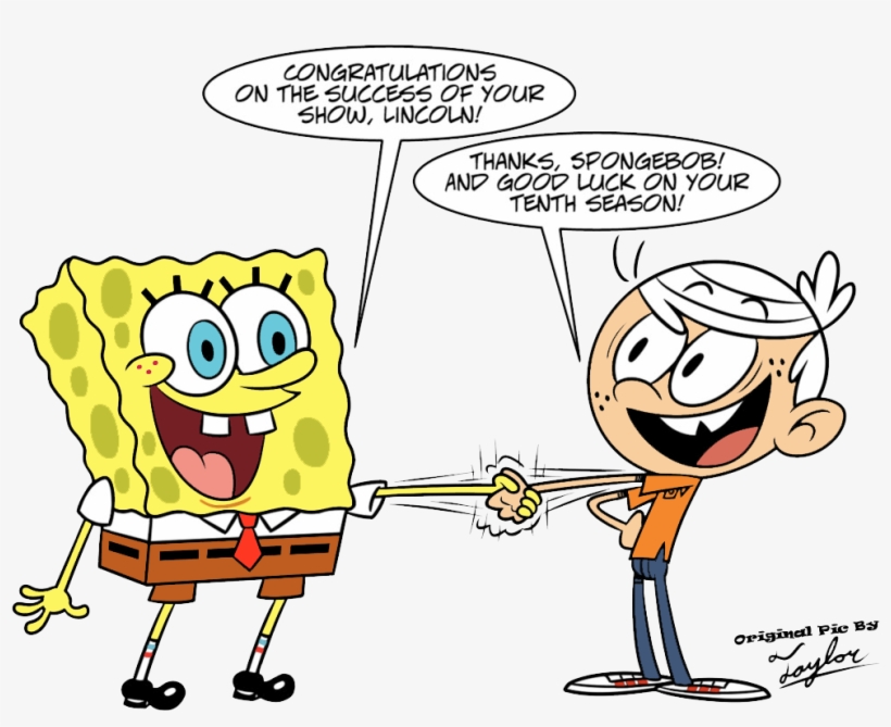 Snap Square, Loud And Colored By The Man Of Tomorrow - Spongebob And The Loud House, transparent png #2322378