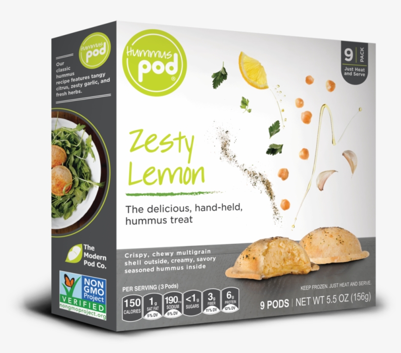 Zesty Lemon Hummus Pods, transparent png #2322932