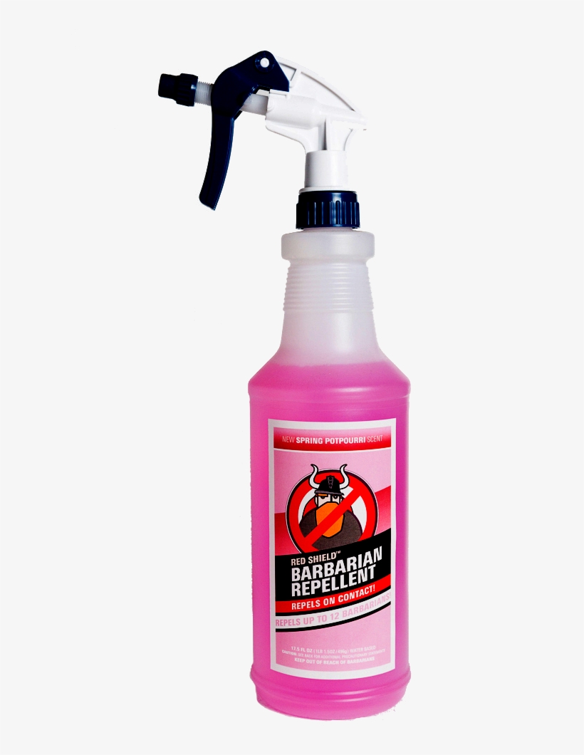 Red Shield Barbarian Repellant - Time Travel Mart, transparent png #2322971
