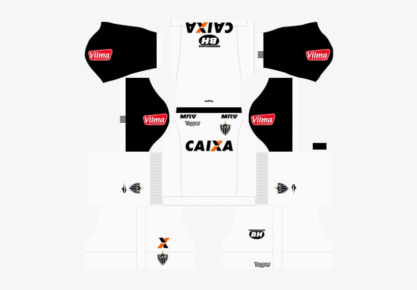 Kit Atletico Mineiro Dls17 Fora De Casa 17-18 - Arema Kit Dls 2017, transparent png #2323178