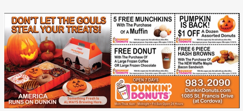 Dunkin Donuts - Dunkin Donuts Coffee, Ground, Cold Brew, Coffee Packs, transparent png #2323363