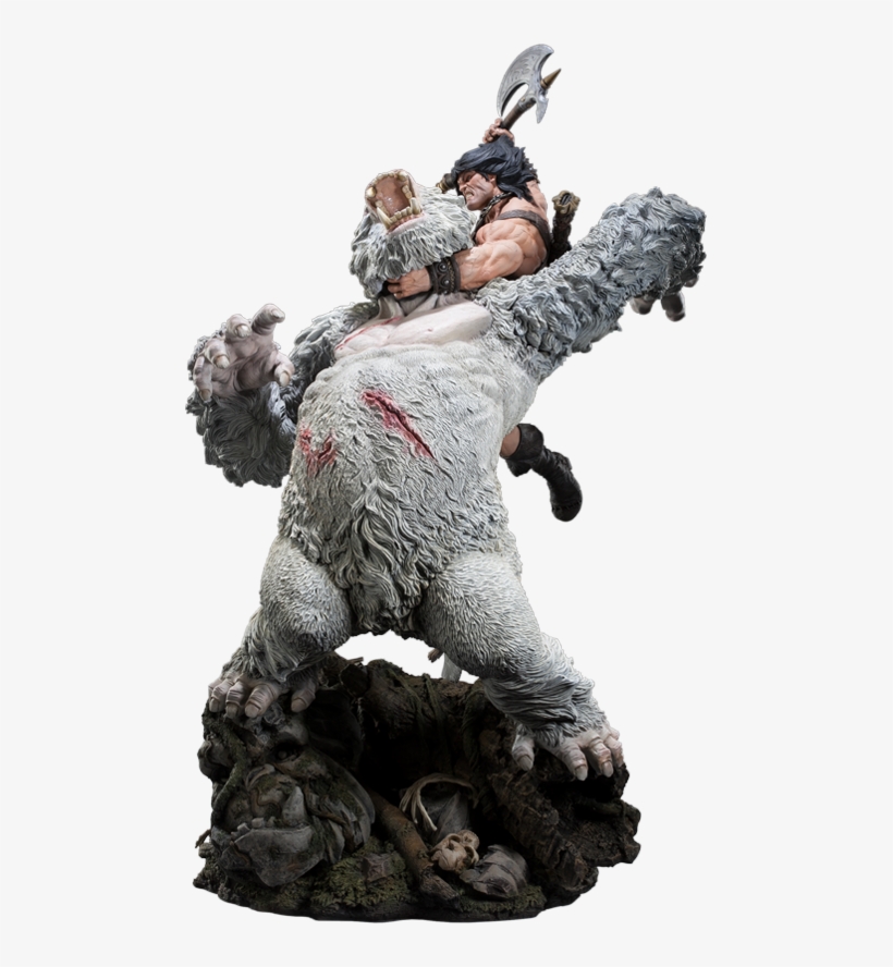 Conan Polystone Diorama Conan The Barbarian - Conan: The Fury Of The Beast Diorama, transparent png #2323390