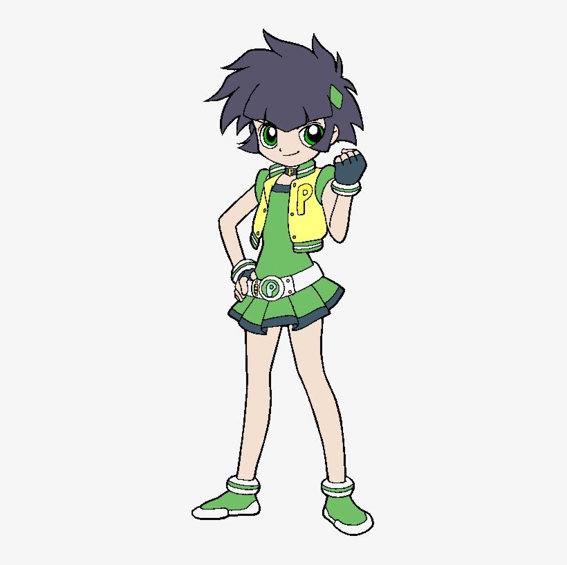 Powered-buttercup - Powerpuff Girls Z Buttercup Png, transparent png #2323391