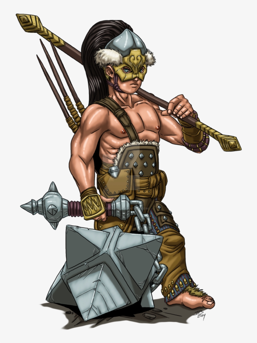 Halfling Barbarian By Prodigyduck On Deviantart - Halfling Barbarian Dnd, transparent png #2323468