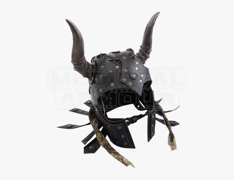 Barbarian Helm - Casque Fantastique En Cuir, transparent png #2323498