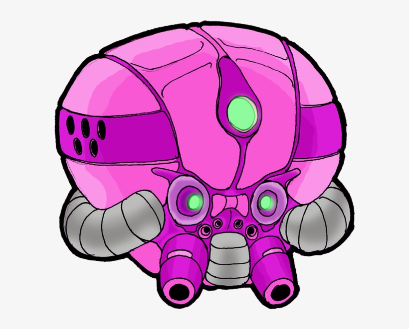 Pink Tubes Robot Head - Robot, transparent png #2324539