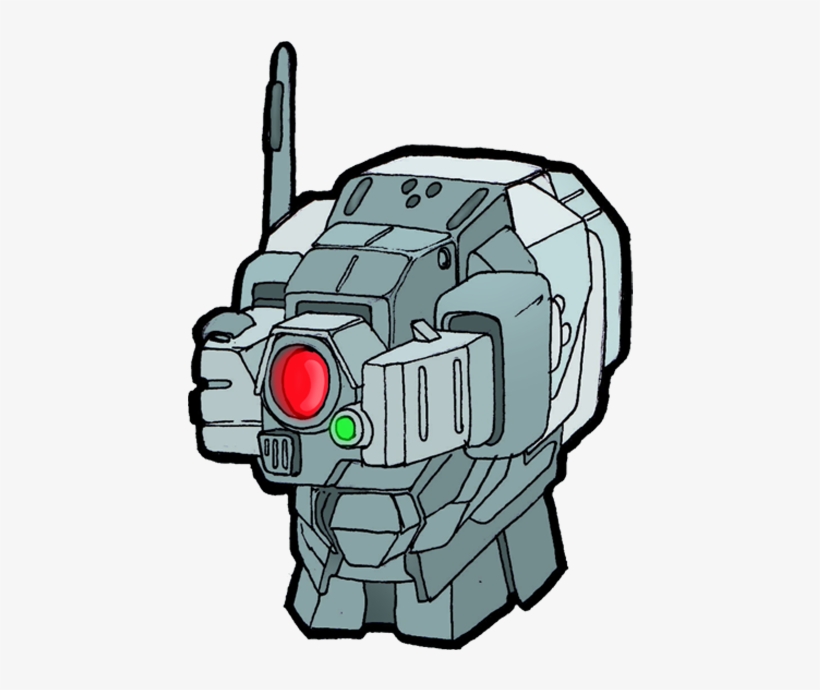 Mega Robot Head - Robot, transparent png #2324640