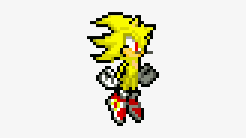 Sonic - Super Sonic - Super Sonic 16 Bits, transparent png #2324794