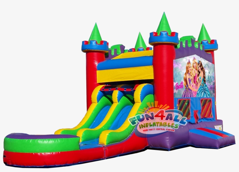 Kings Barbie Water Slide Rental Navarre, Gulf Breeze, - Infalatables Png, transparent png #2325036