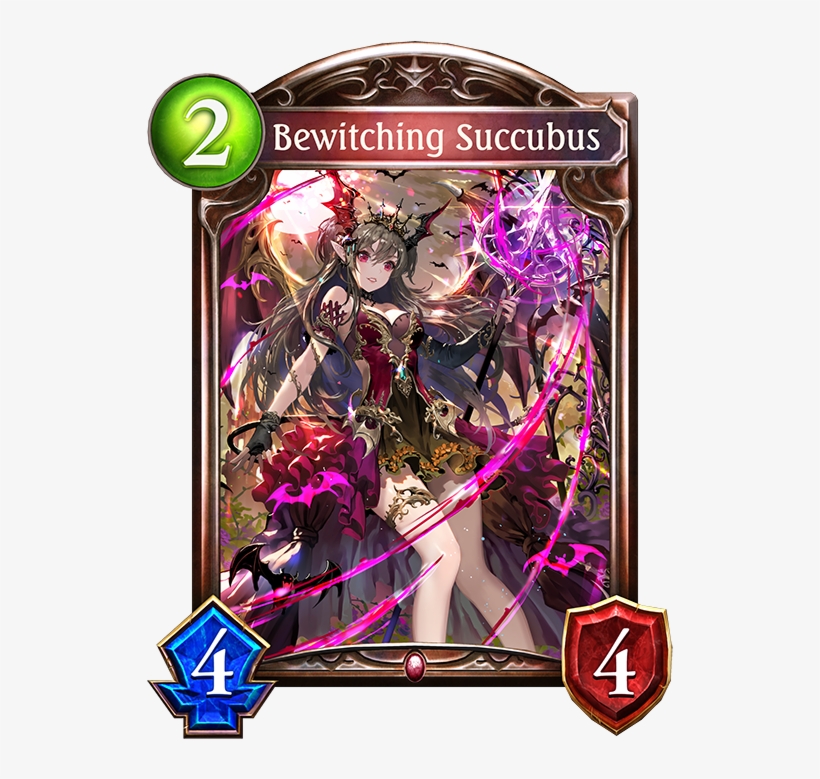 Unevolved Bewitching Succubus Evolved Bewitching Succubus - Shadowverse Sea Queen Otohime, transparent png #2325235