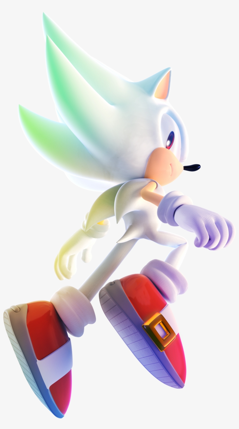 Super Sonic Legacy Render By Nibroc-rock On Deviantart - Hyper Sonic The Hedgehog, transparent png #2325277