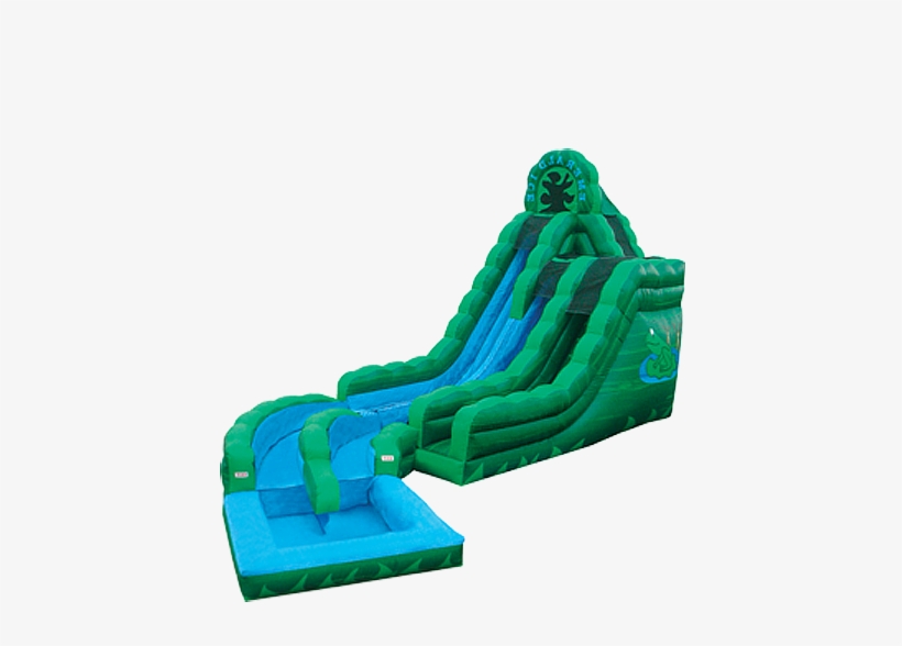 20' Emerald Ice Dual Lane Water Slides - Water, transparent png #2325427