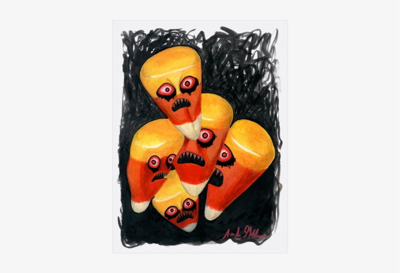 "candy Corn" Original Drawing - Severe Snacks, transparent png #2325926