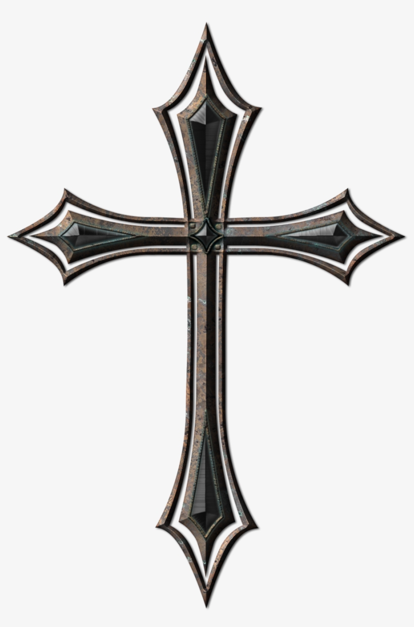 Old Metal Cross By Jojo - Old Metal Cross, transparent png #2326398