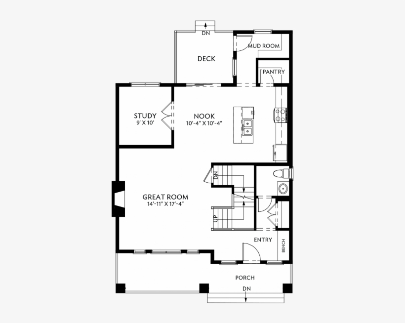 Main Floor Floorplan - Diagram, transparent png #2326712