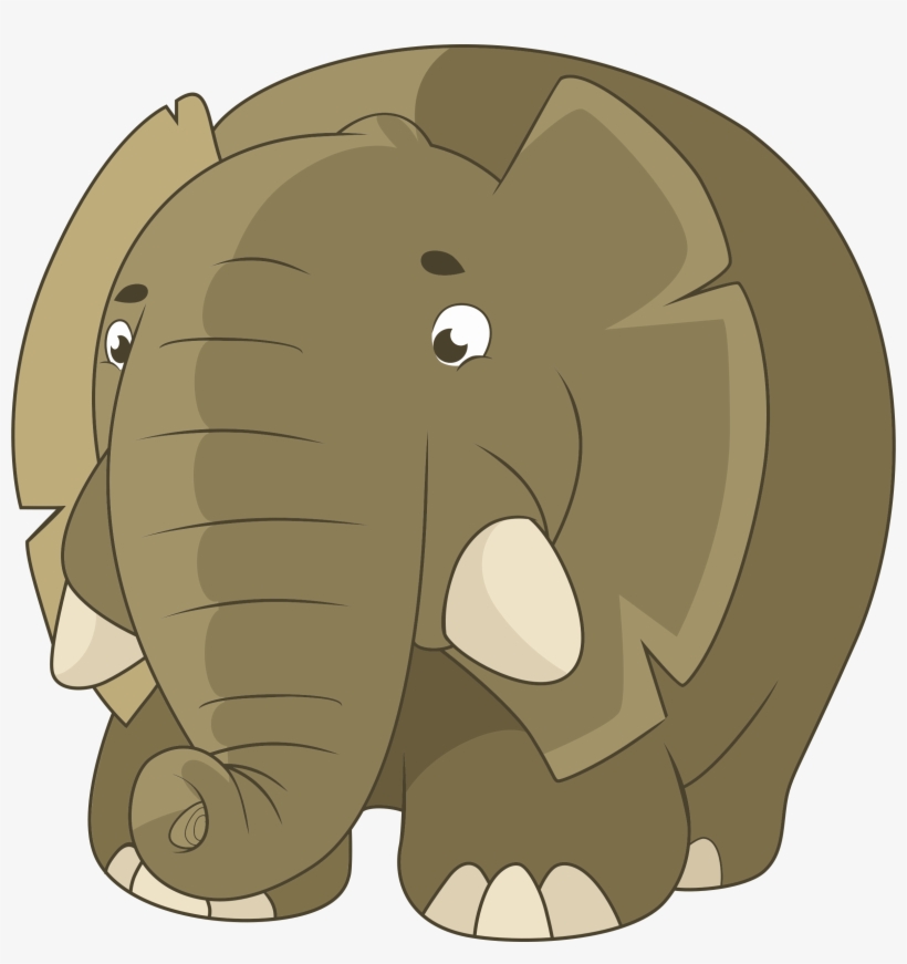 Big Image - Fat Elephant, transparent png #2327554