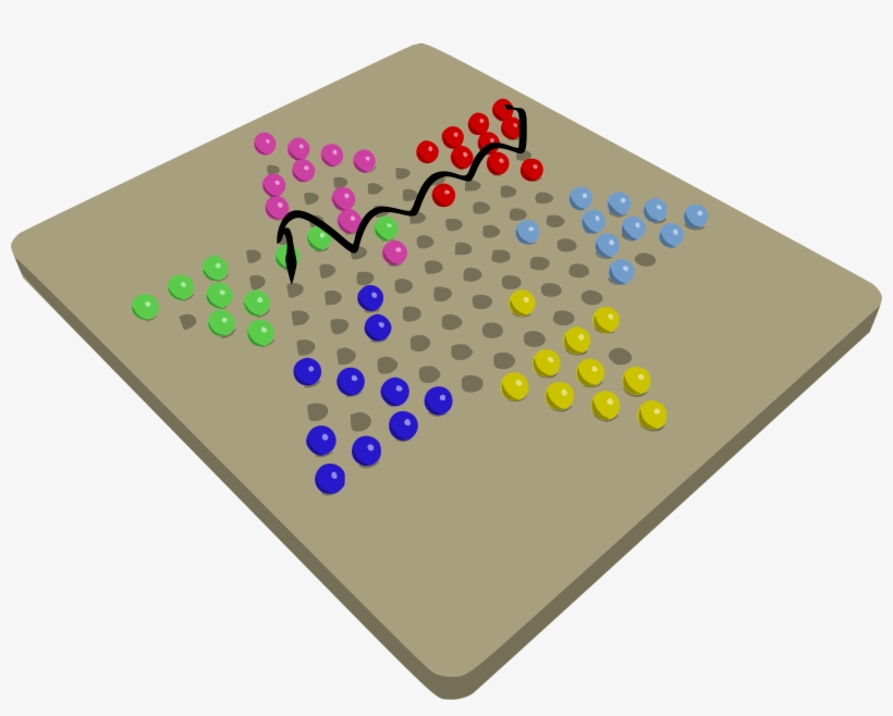 This Free Icons Png Design Of Chinese Checkers Game, transparent png #2329076
