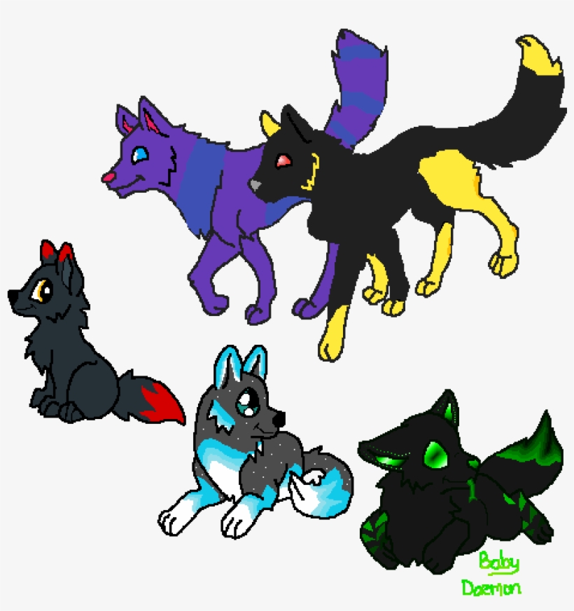 Wolf Pack Family - Wolf, transparent png #2329116