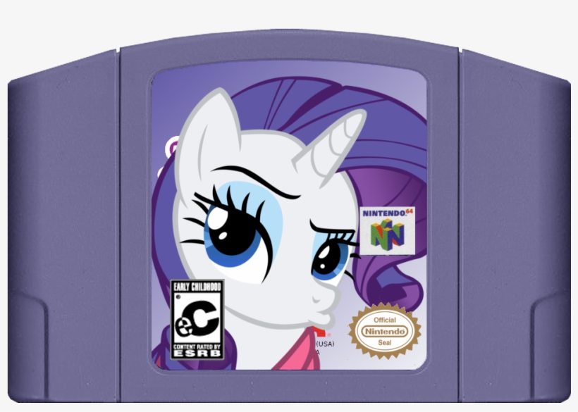 Jaythebrainmann, Duckface, Nintendo, Nintendo 64, Rarity, - Rarity My Little Pony Friendship Is Magic Cute Art, transparent png #2329318