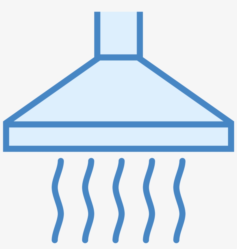 This Is A Picture Of An Oven Vent Coming From The Ceiling - Vector Graphics, transparent png #2330009